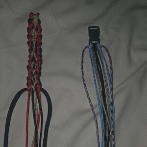Handmade Braided Paracord Bracelets Calling It "Waves Of Sorrow"